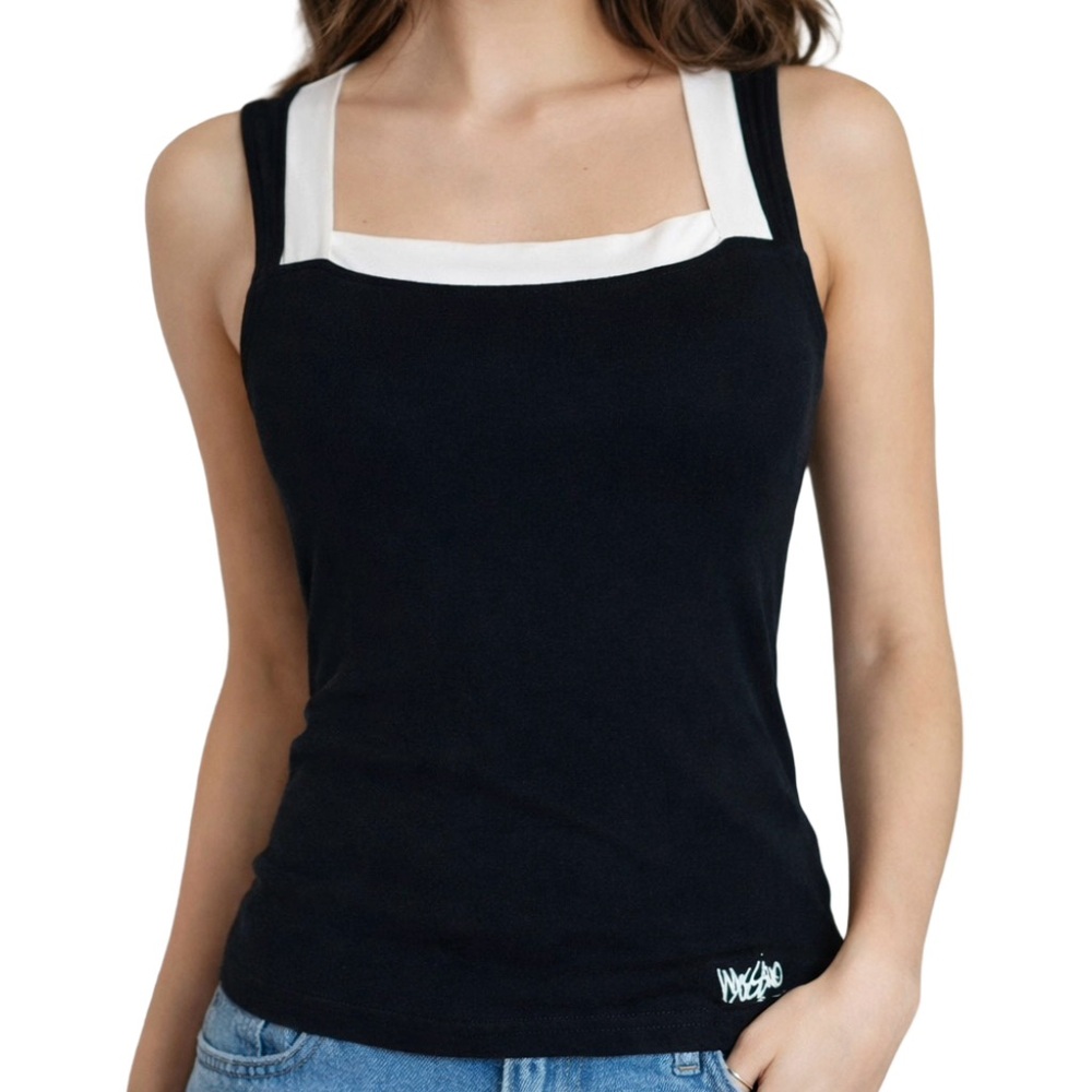 Vintage Mossimo Square Beck Color Block Tank – Medium